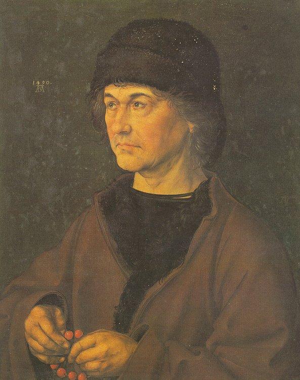 Albrecht Durer Portrait of the Artist's Father_e oil painting image